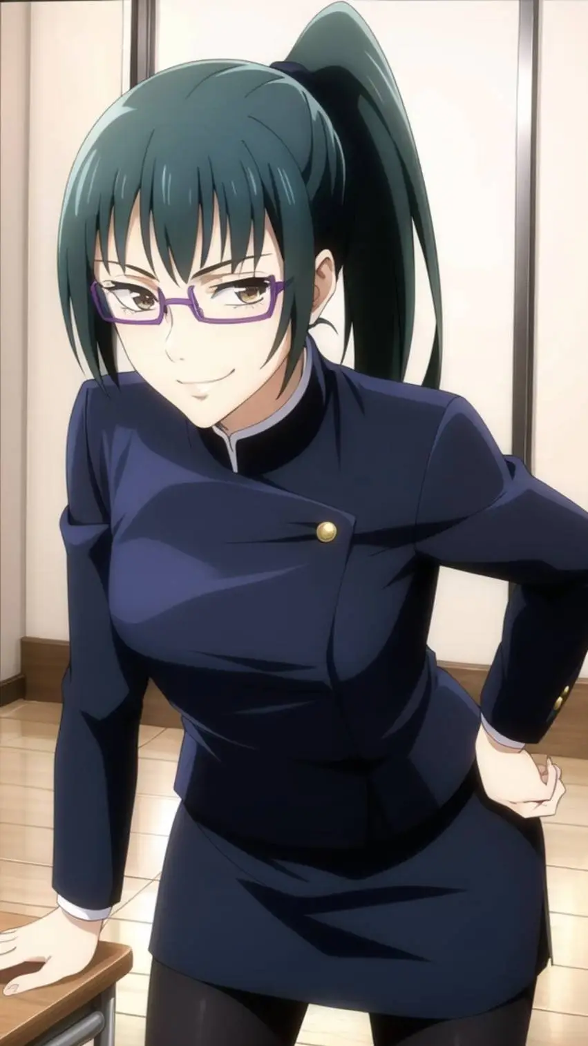 ai character: Maki Zenin background