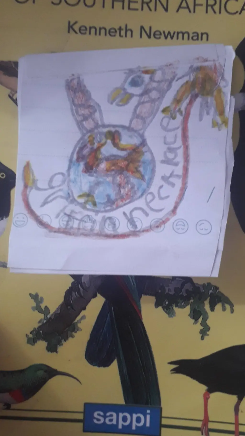 ai character: griffin necklace background