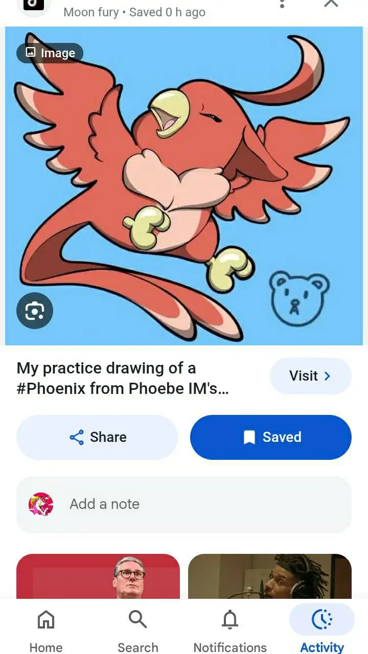 ai character: red Phoenix  background