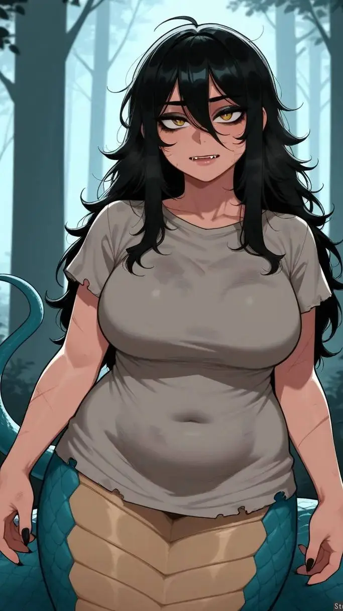 ai character: Nana 🐍 background