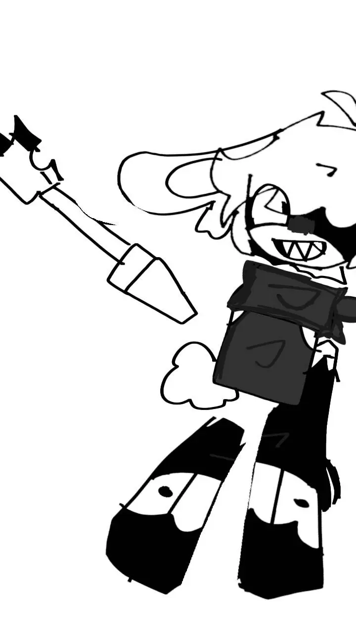 ai character: DiaRk0Bunnie background