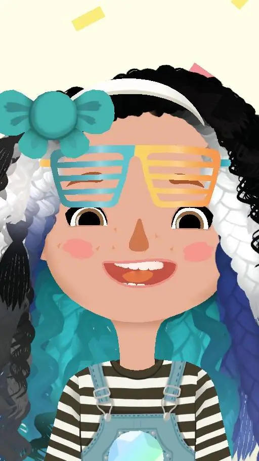 ai character: Toca Boca girl background