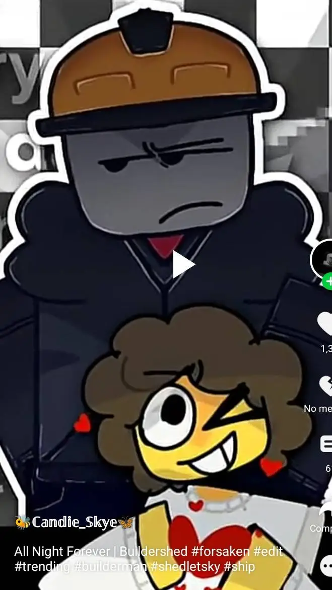 ai character: builderman x shed background