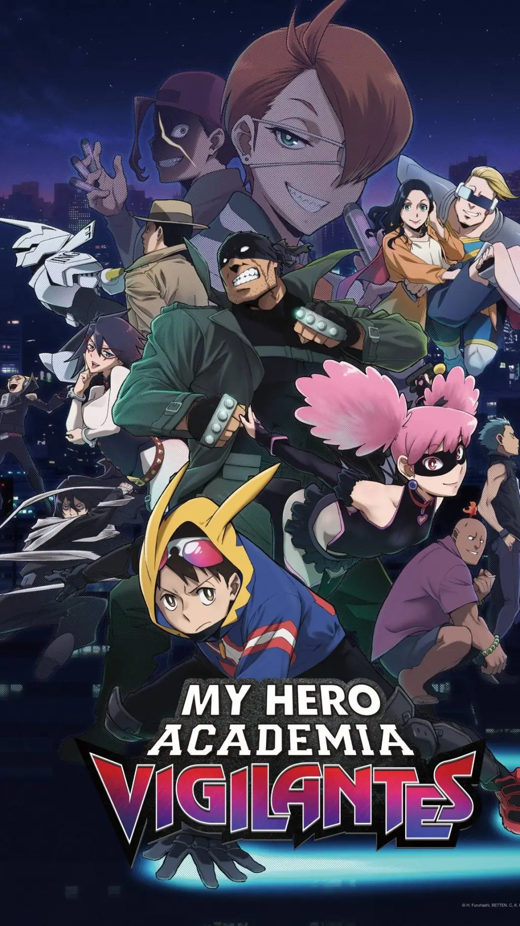 ai character: MHA VIGILANTES background