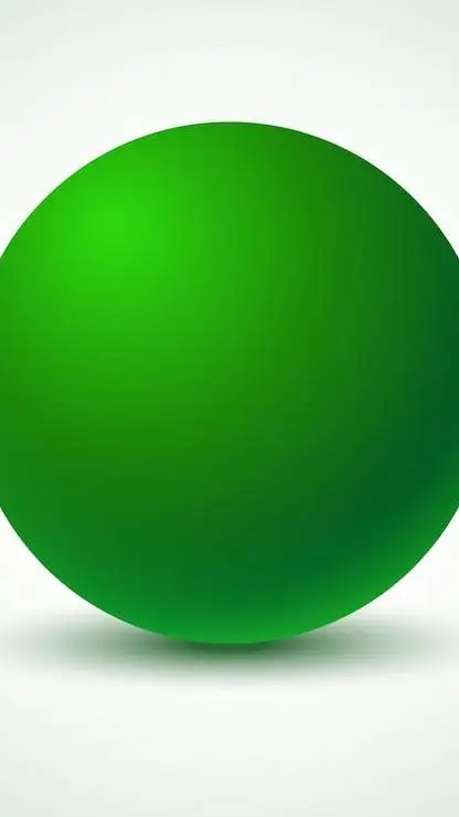 ai character: Green Ball background