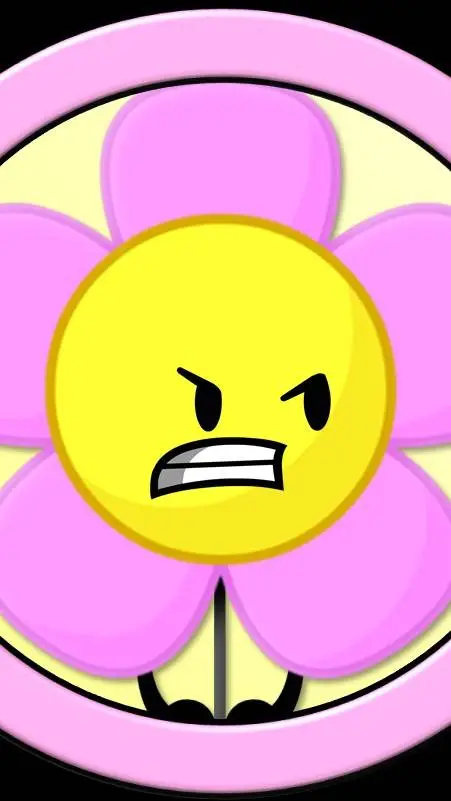 ai character: Flower background