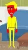ai character: Yellow Horse teeth background