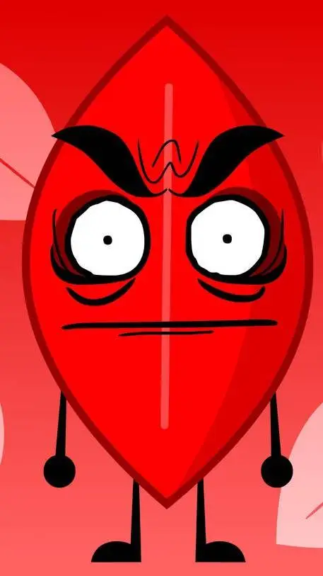 ai character: Evil Leafy background