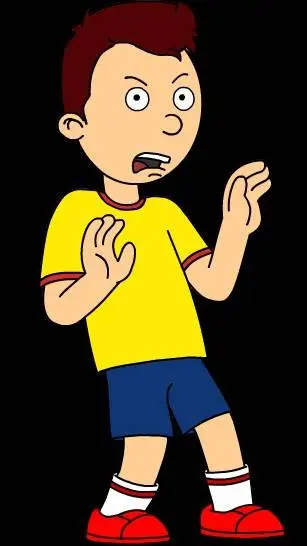 ai character: Caillou background