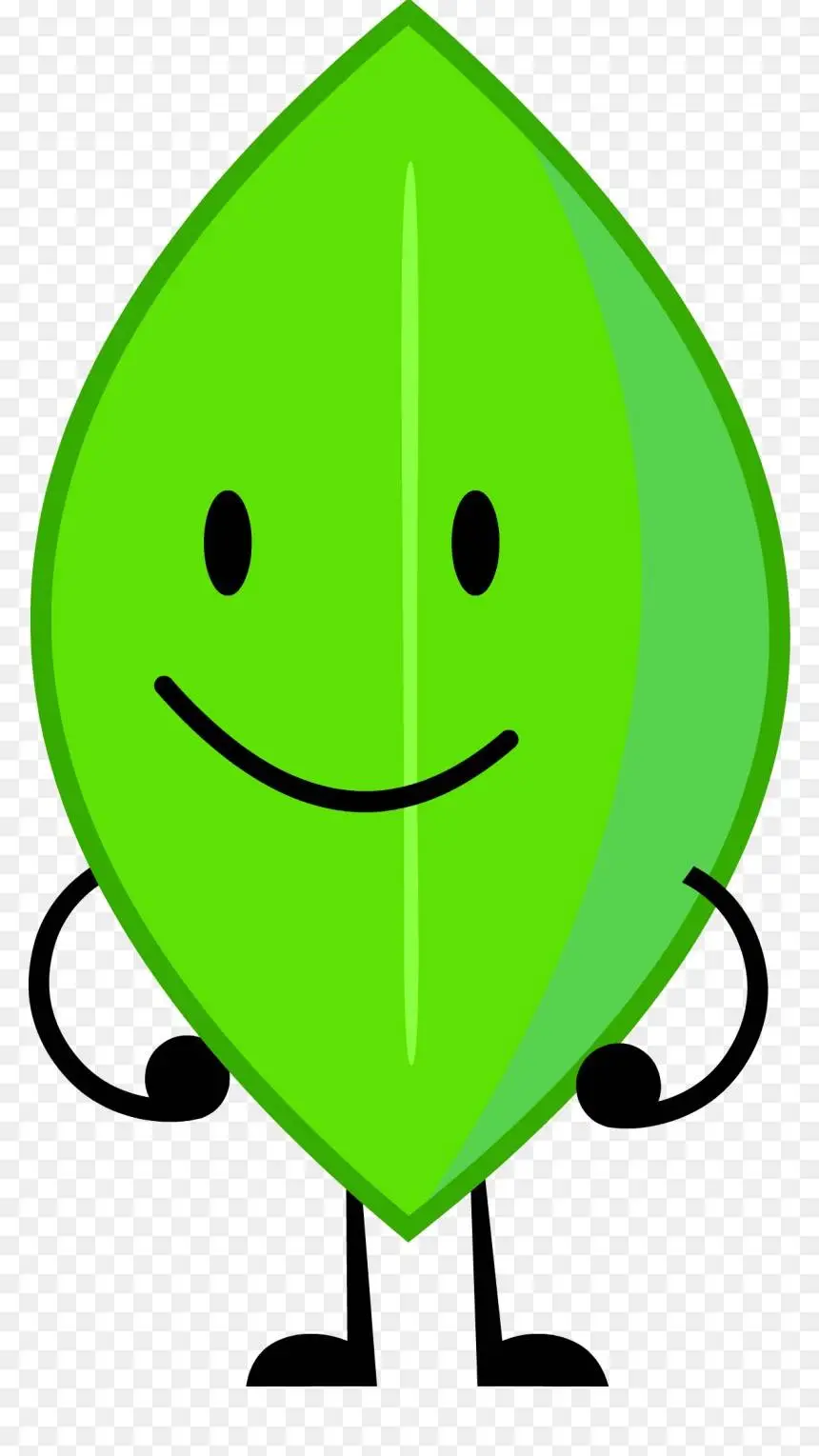 ai character: Leafy background