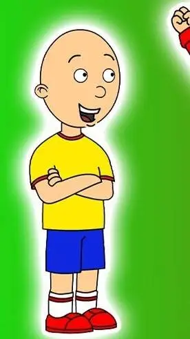 ai character: Caillou  background