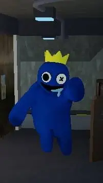 ai character: Nice Blue background