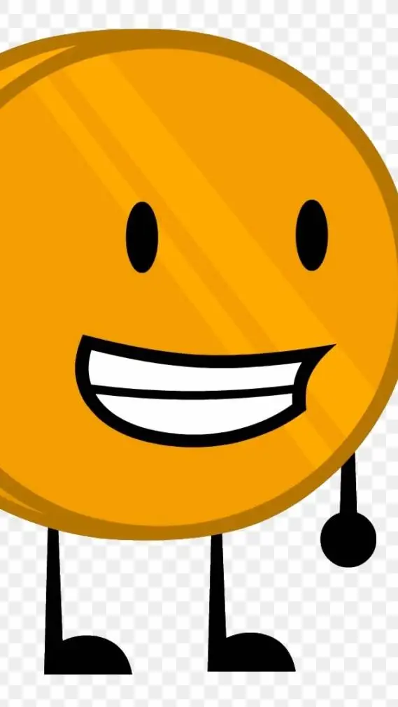 ai character: Coiny de BFDI background