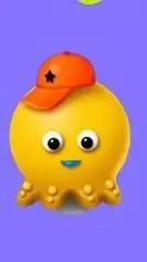 ai character: Nice Octopus Yello background