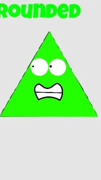 ai character: Green Triangle 2 background