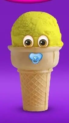 ai character: Bébé Glace  background