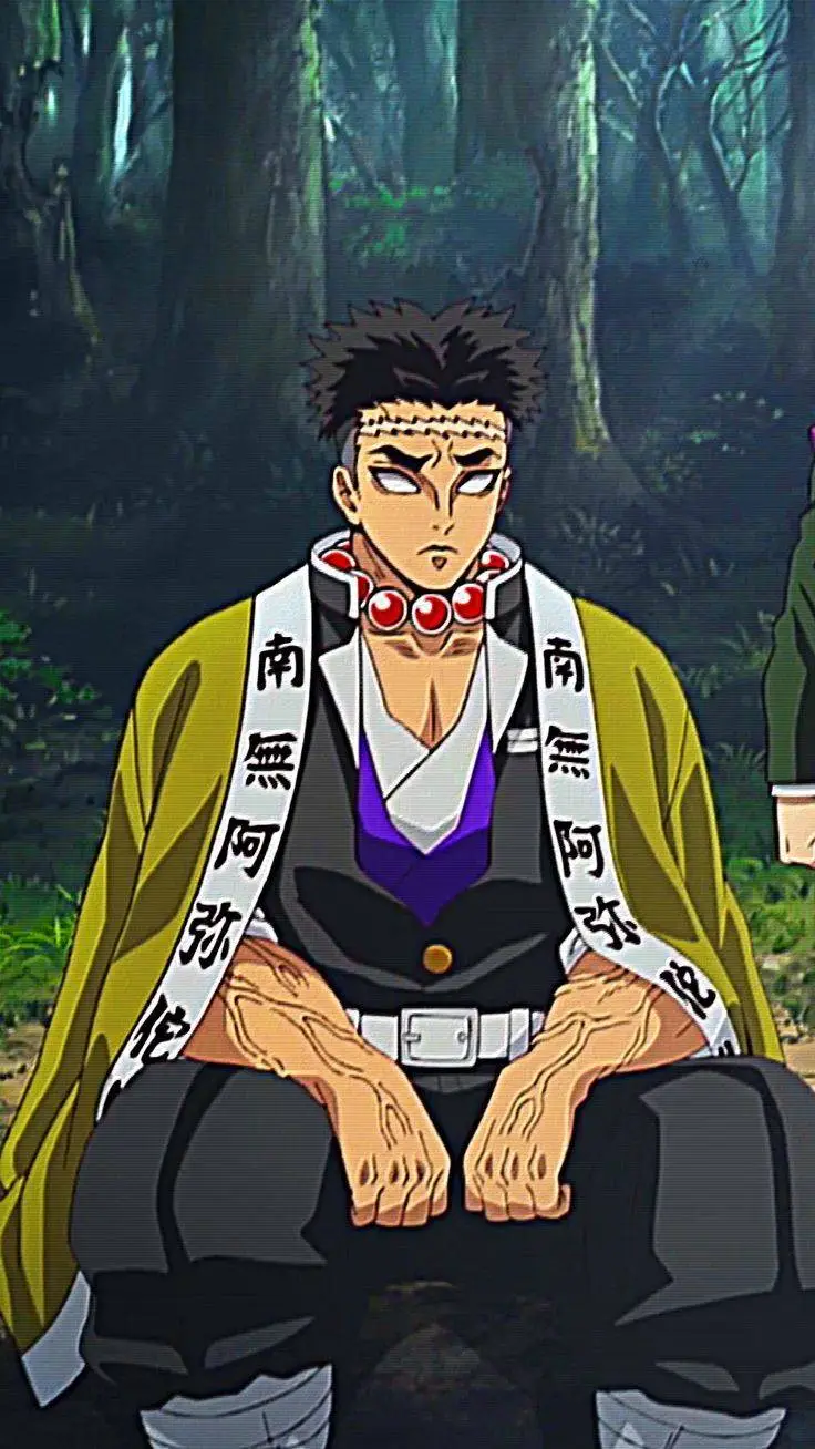 ai character: gyomei Himejima  background