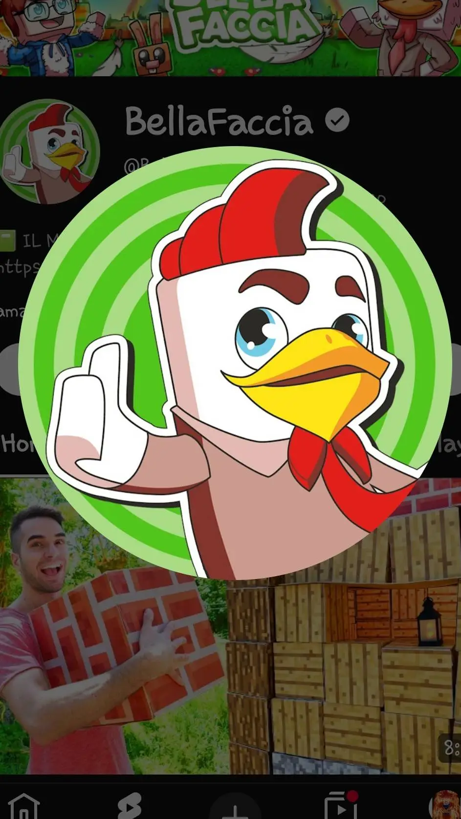 ai character: Bellafaccia background