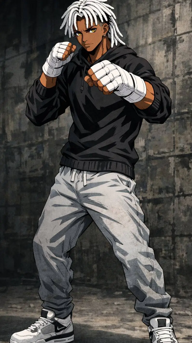 ai character: kaizer  background