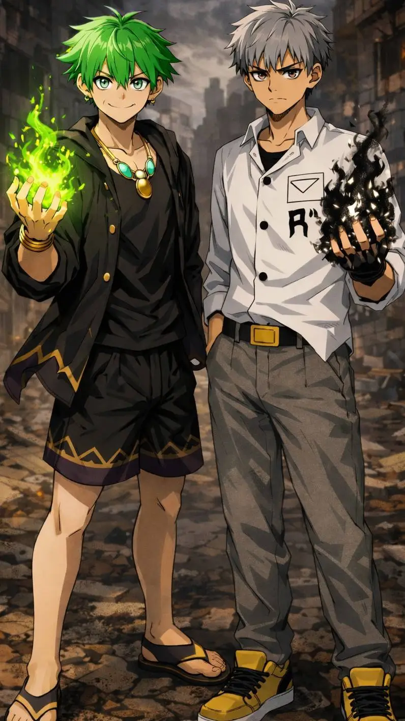 ai character: flame brothers background