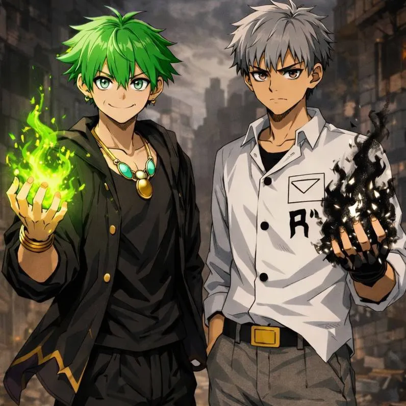 chat with ai character: flame brothers