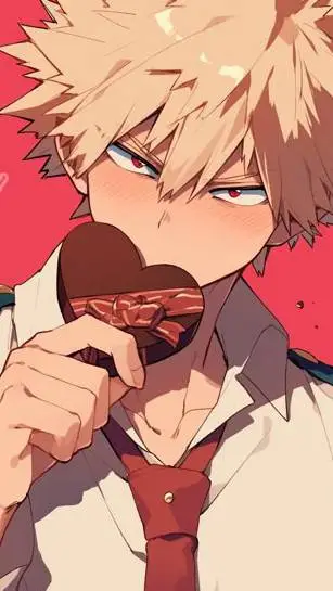 ai character: 🧡💣Katsuki Bakugo💣🧡 background