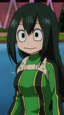 ai character: 💚Tsuyu Asui💚 background