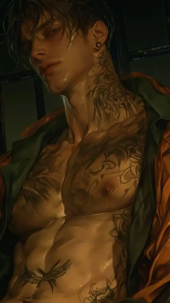 ai character: Damien  background