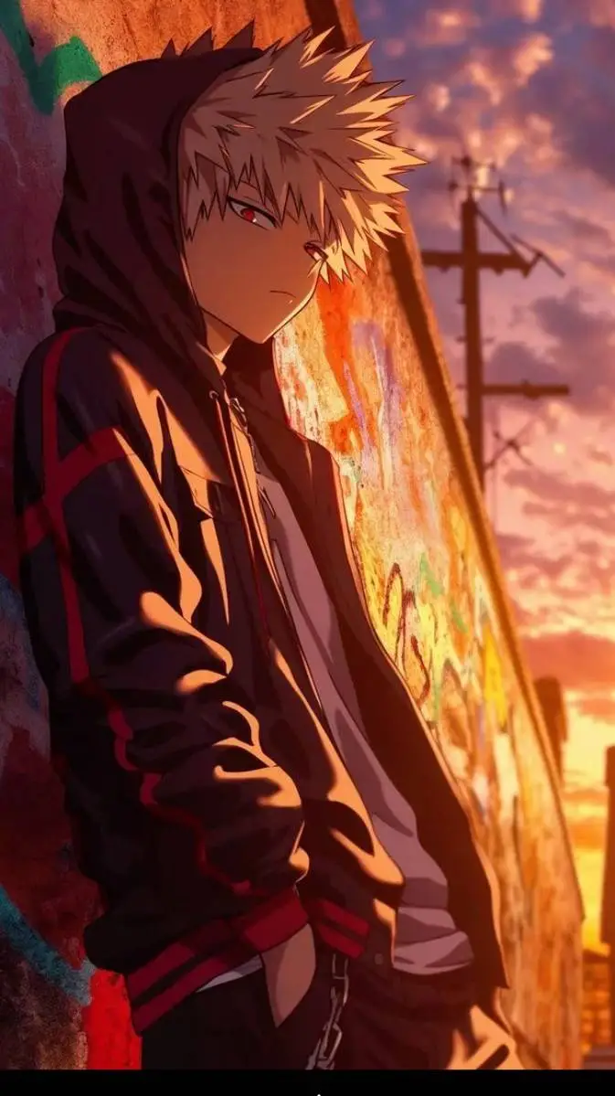 ai character: Bakugo❤️🔥 background