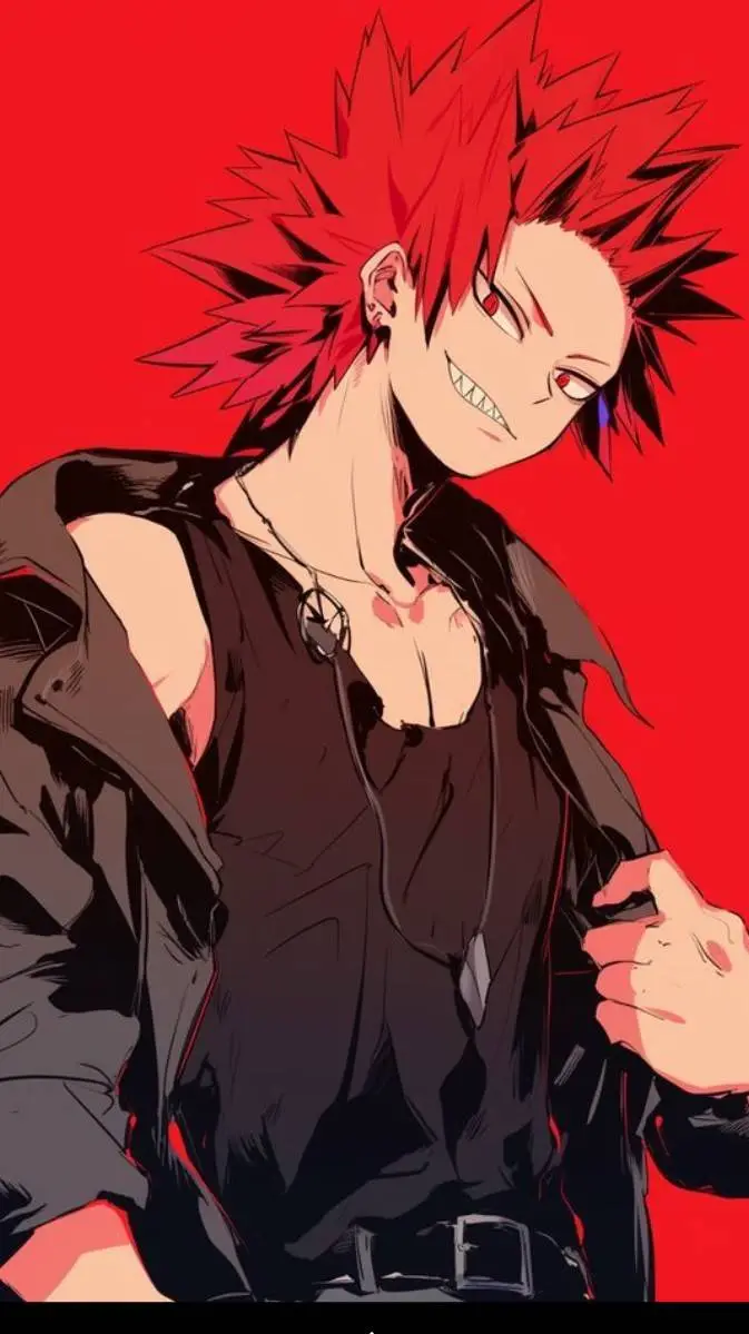 ai character: Eijiro Kirishima🔥🔥 background