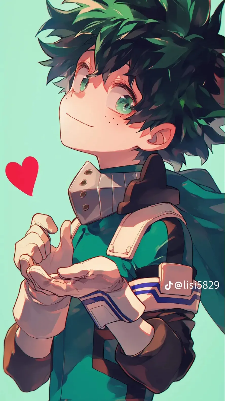 ai character: Izuku Midoriya background