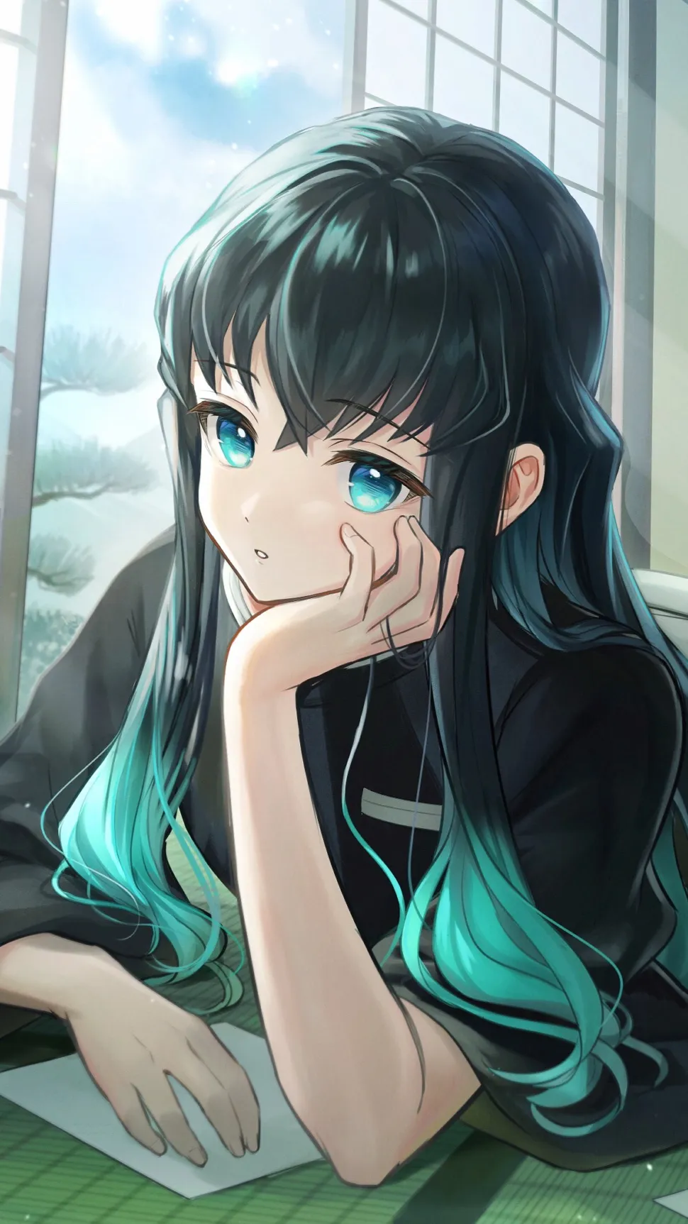 ai character: Muichiro Tokito background
