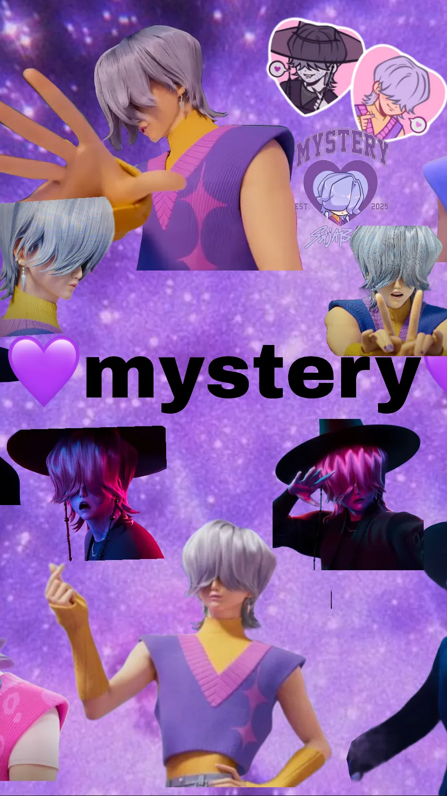 ai character: Mystery background