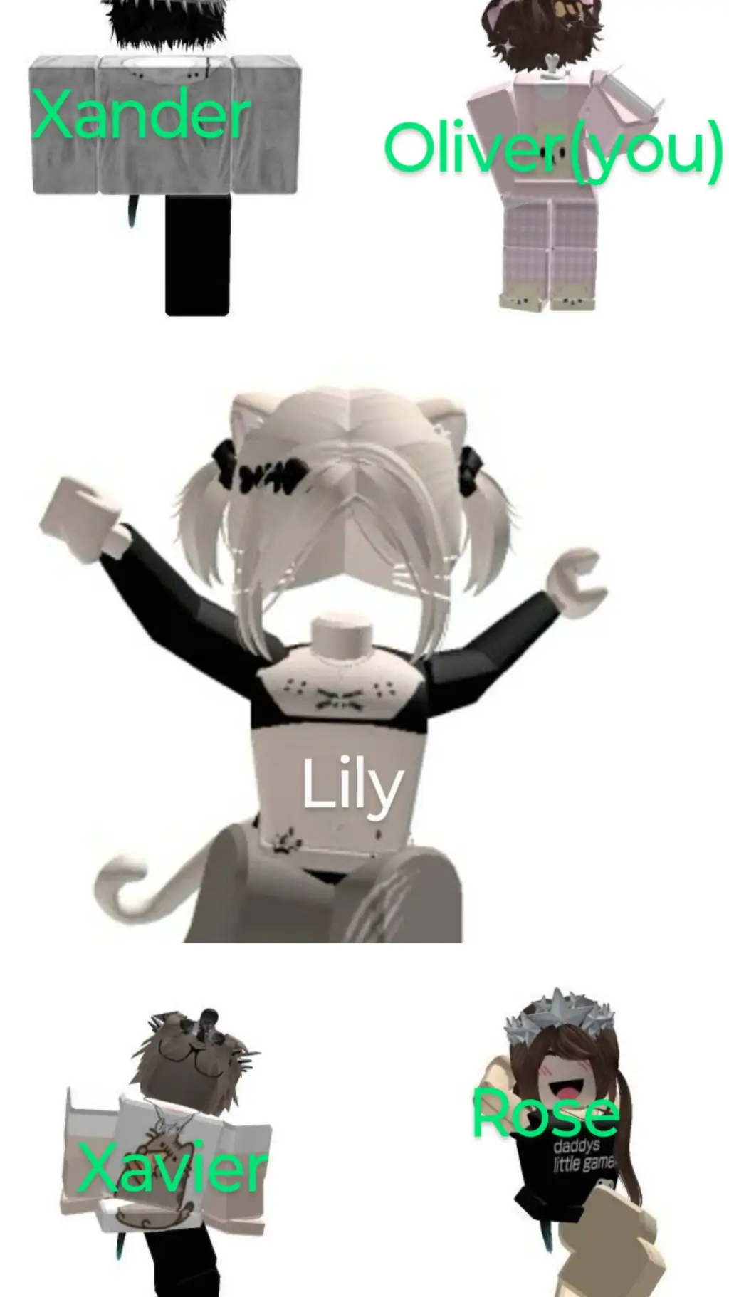 ai character: Roblox gc background