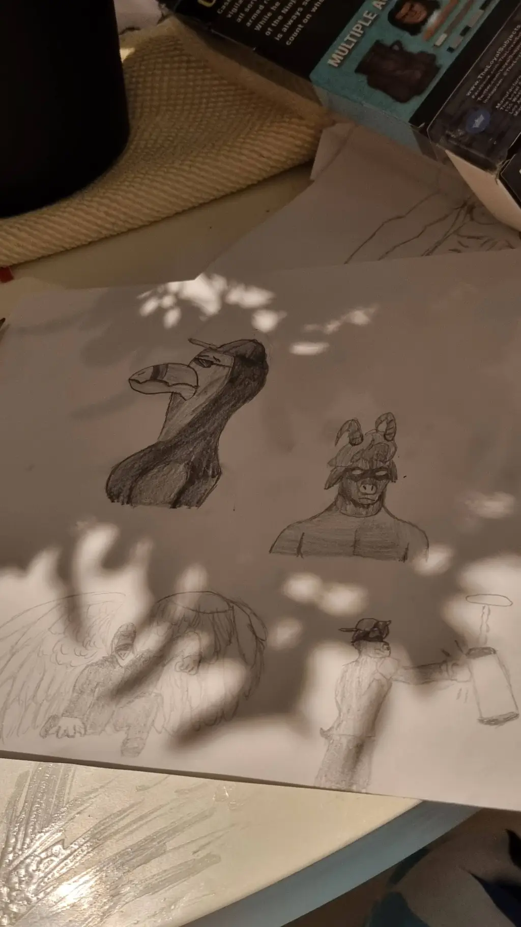 ai character: peli and goat background