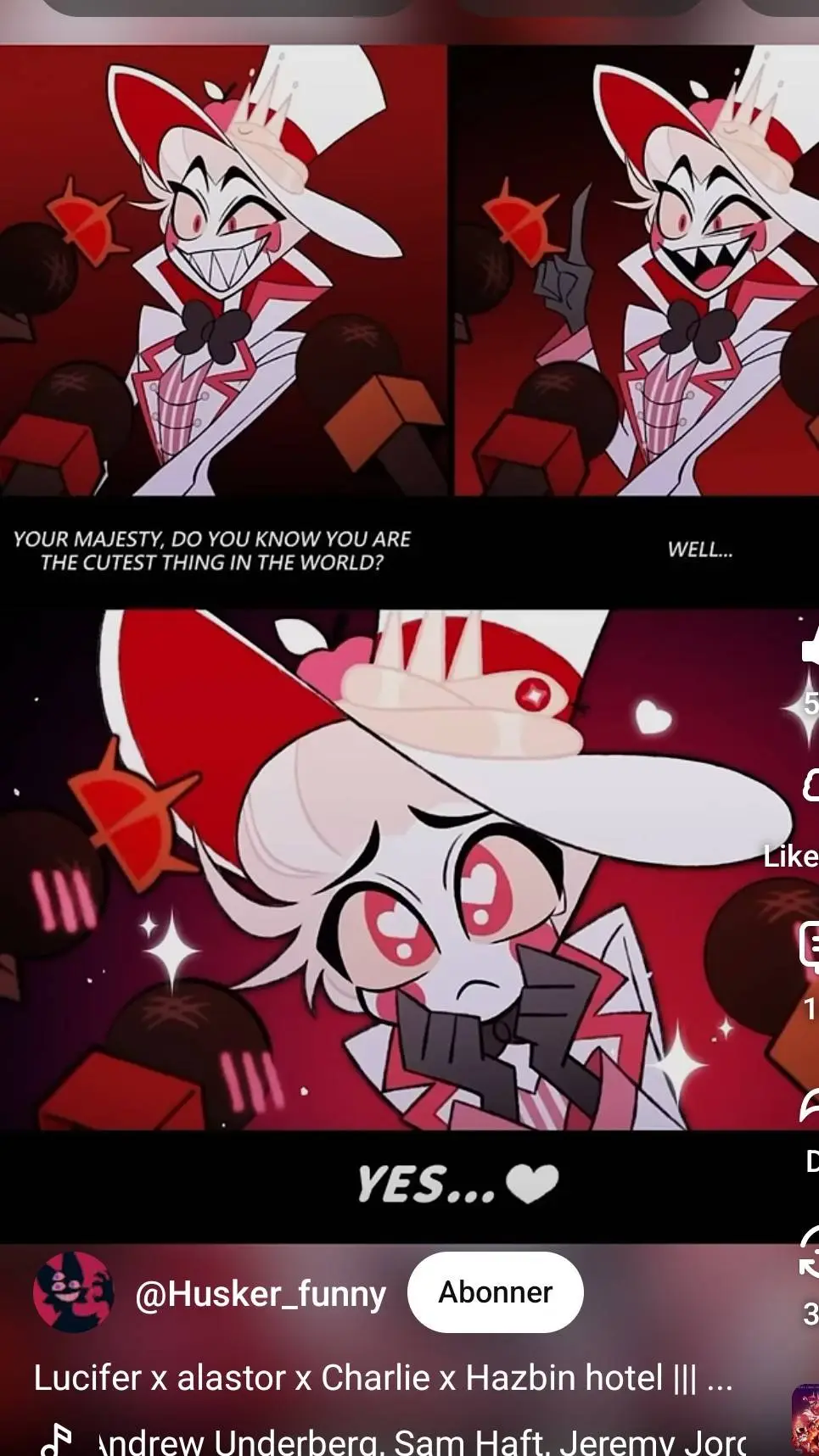 ai character: lucifer cute background