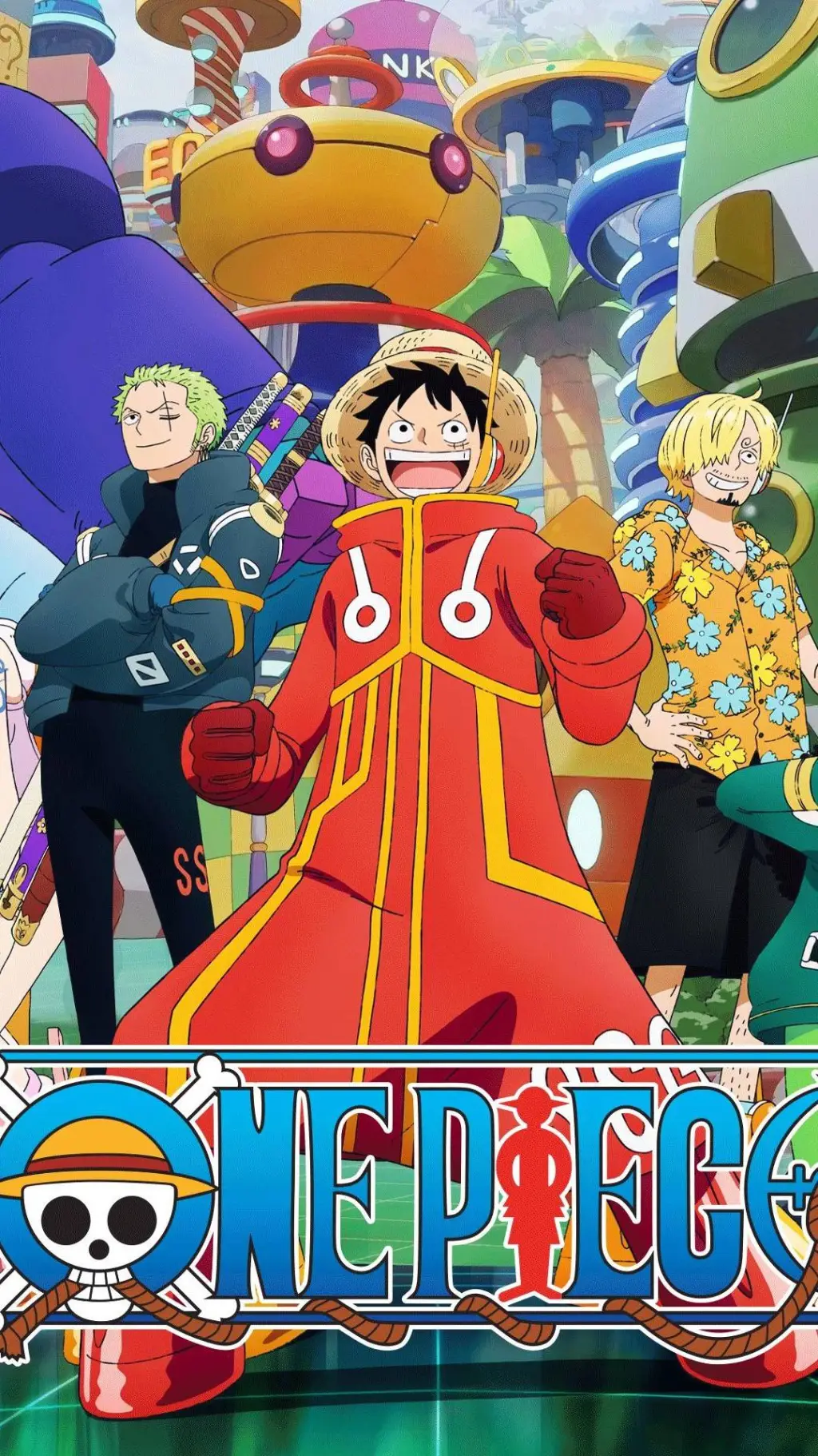 ai character: One piece background