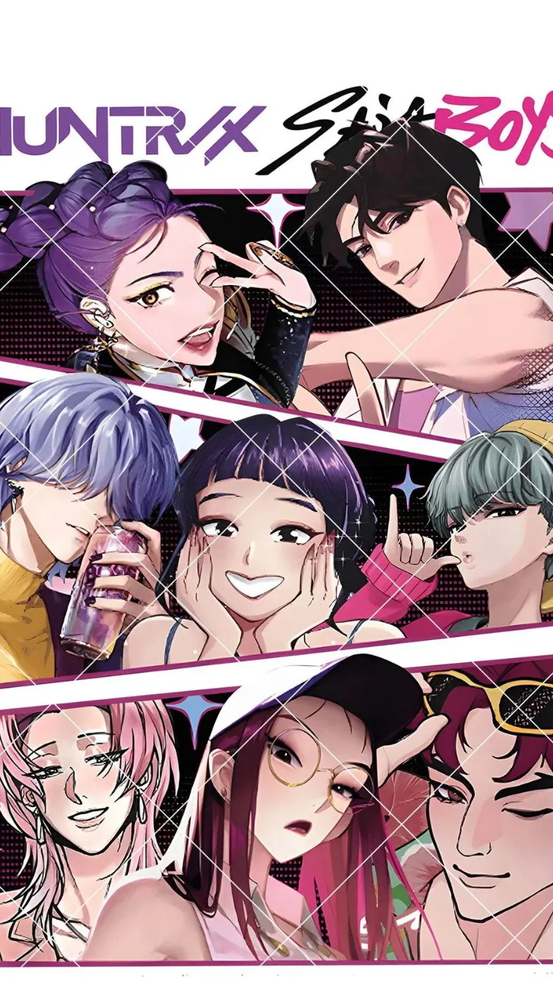 ai character: Kpop demon hunter background