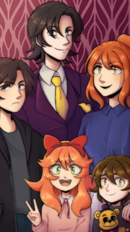ai character: Afton family  background