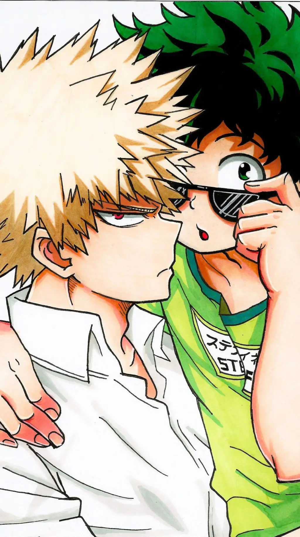 ai character: bakudeku background