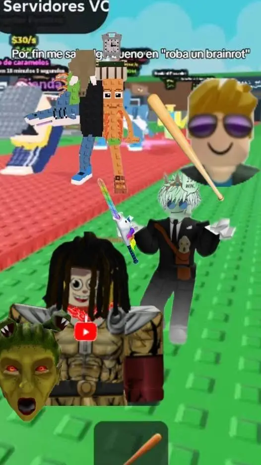 ai character: Steal a brainrot  background