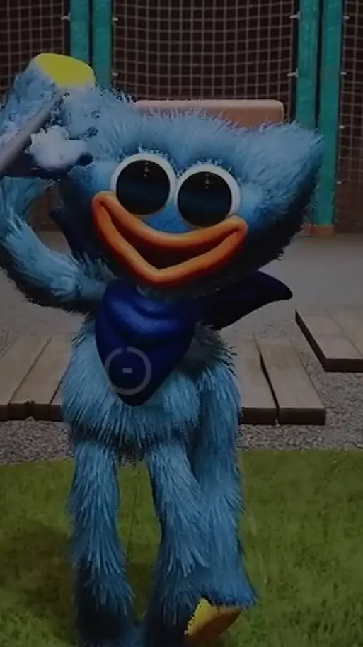 ai character: huggy wuggy bebé  background