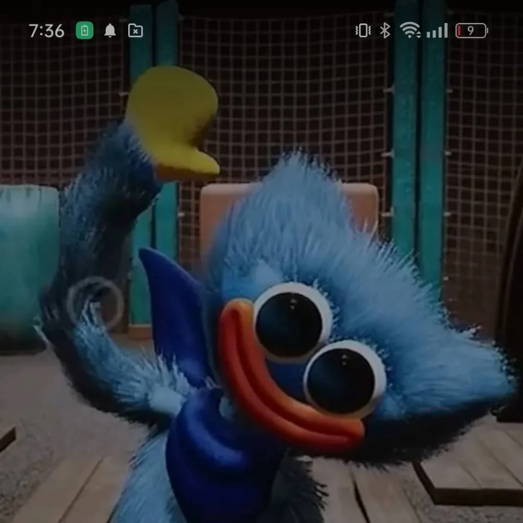 chat with ai character: huggy wuggy bebé 
