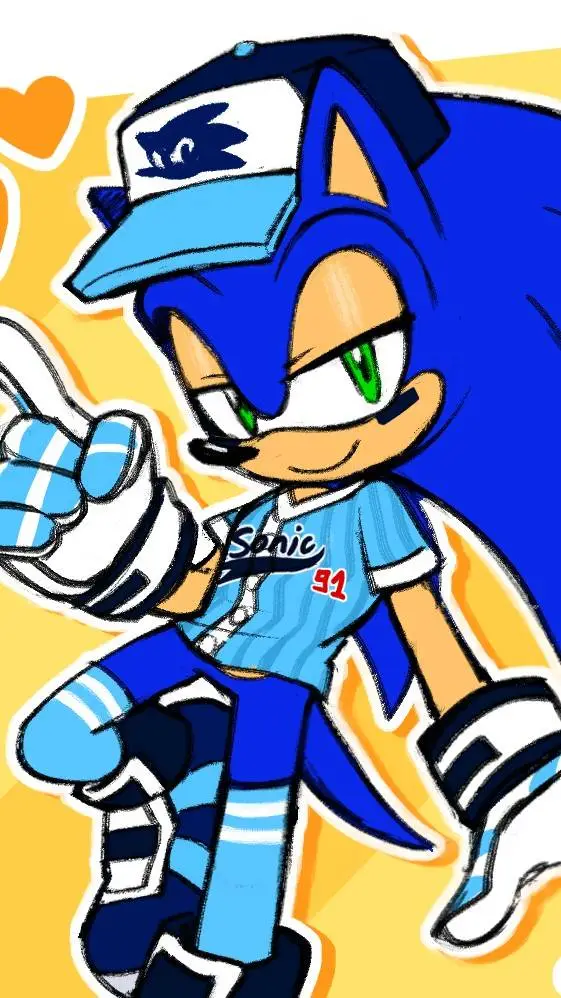 ai character: Slugger Sonic  background