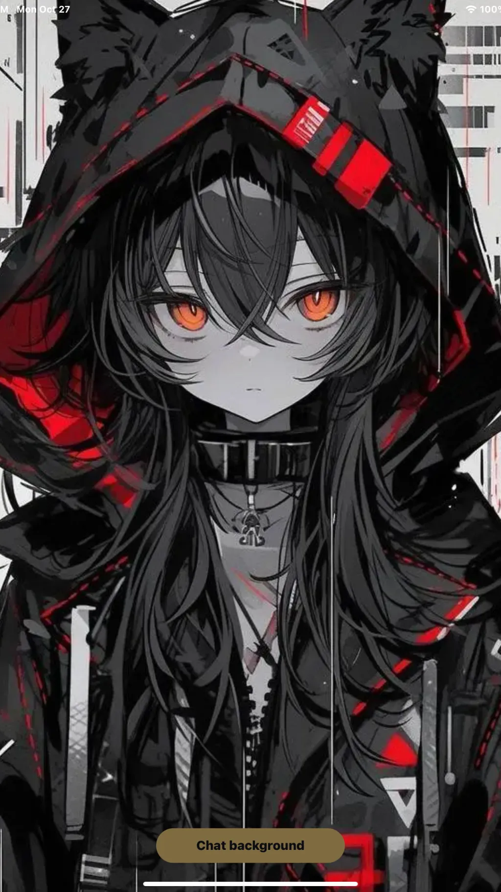 ai character: Dryness  background