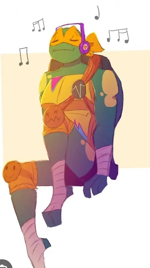 ai character: Mikey (rottmnt) background