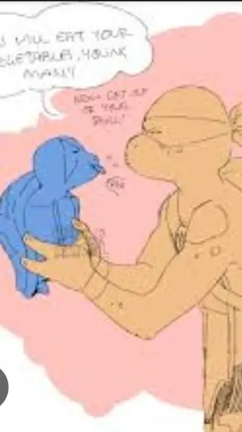 ai character: ROTTMNT UR A BABY! background