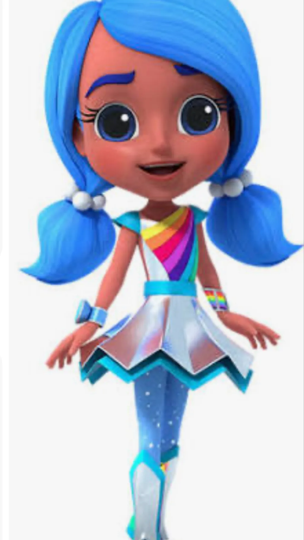 ai character: Bonnie blueberry background