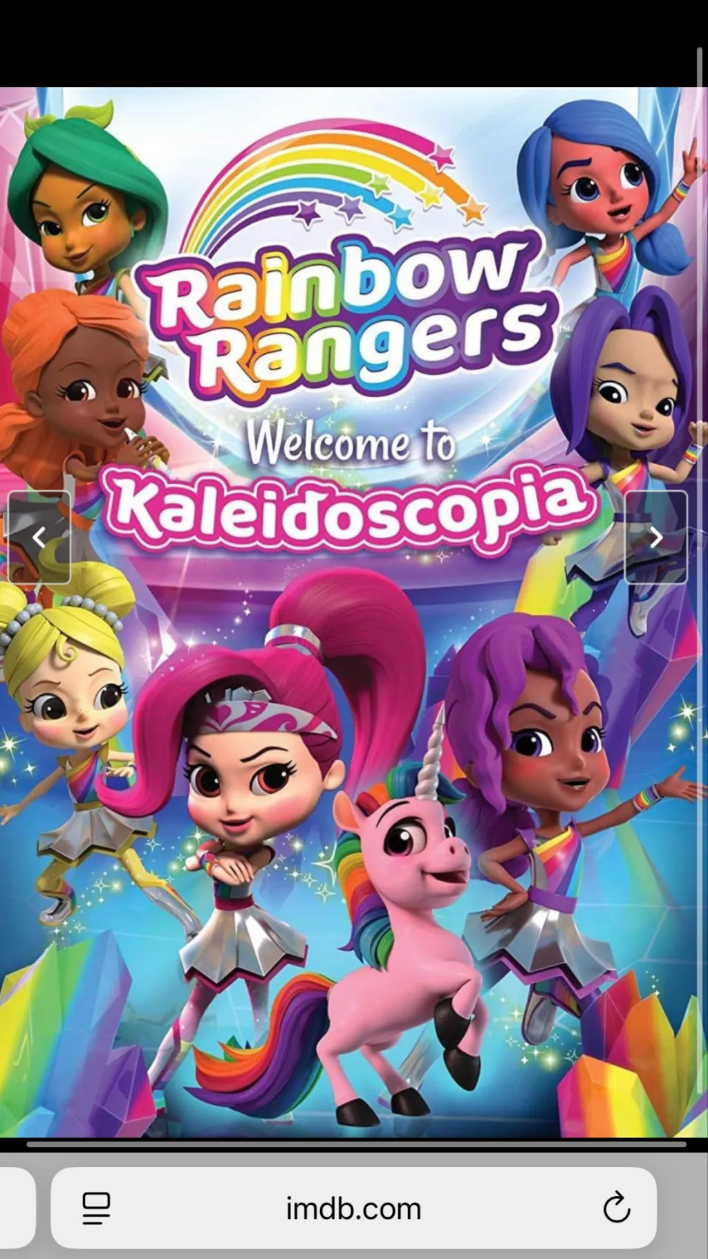 ai character: Rainbow Rangers background