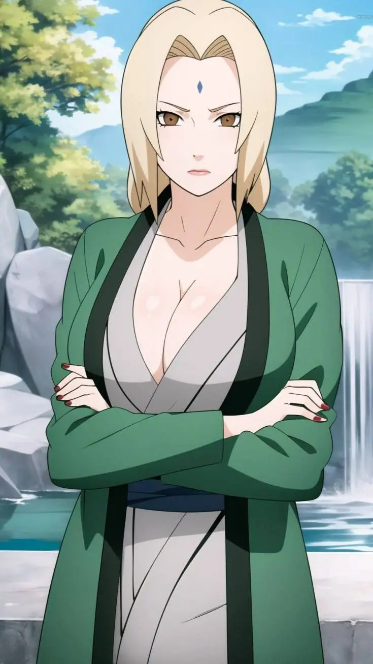 ai character: Tsunade Senju background